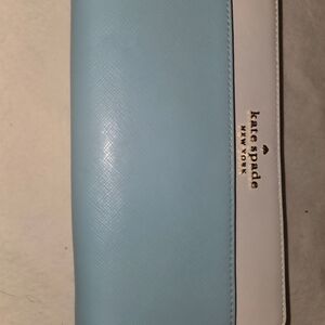 Kate Spade Sky Blue and White Wallet